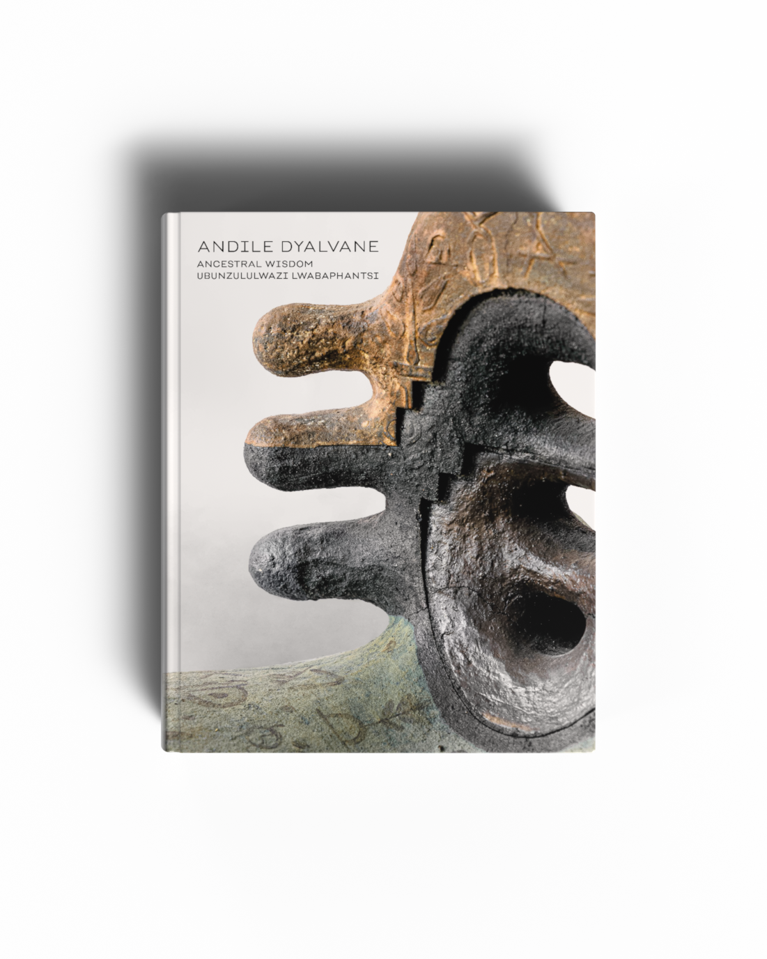 Book cover with a metallic gear design on a white background